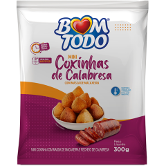MINI COXINHA CALAB CONG 300G BT CX 4,8KG