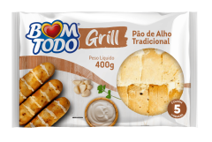 PAO DE ALHO TRADICIONAL BOM TODO CONG PC 400G